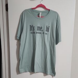 Taylor Swift Green Graphic T-Shirt